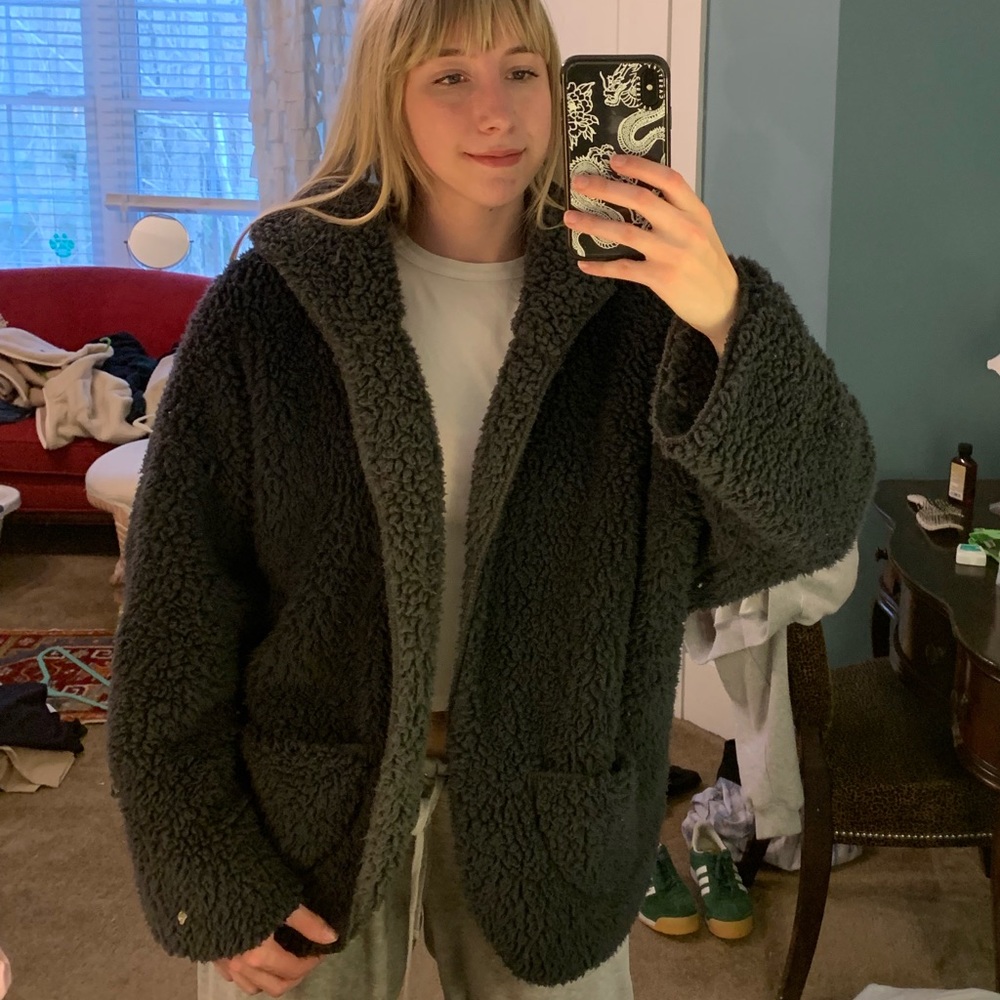 Urban Outfitters Fuzzy Coat